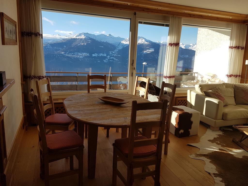 Appartement Clairiere Des Barzettes Avec Vue Magnifique 크란스몬타나 외부 사진